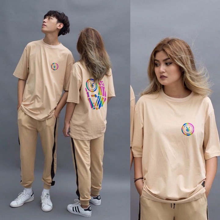 Áo Thun Phản Quang Nam Nữ Cotton Tay Lỡ Freesize Dưới 75kg - Bàn Tay Dirty Coin APQ5