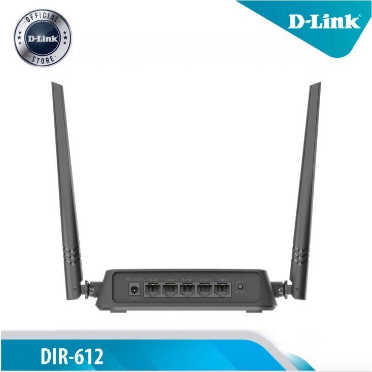 Bộ phát wifi N 300Mbps Wilreless Router D-LINK DIR-612 - Version Mới 2021 - Hàng chính hãng