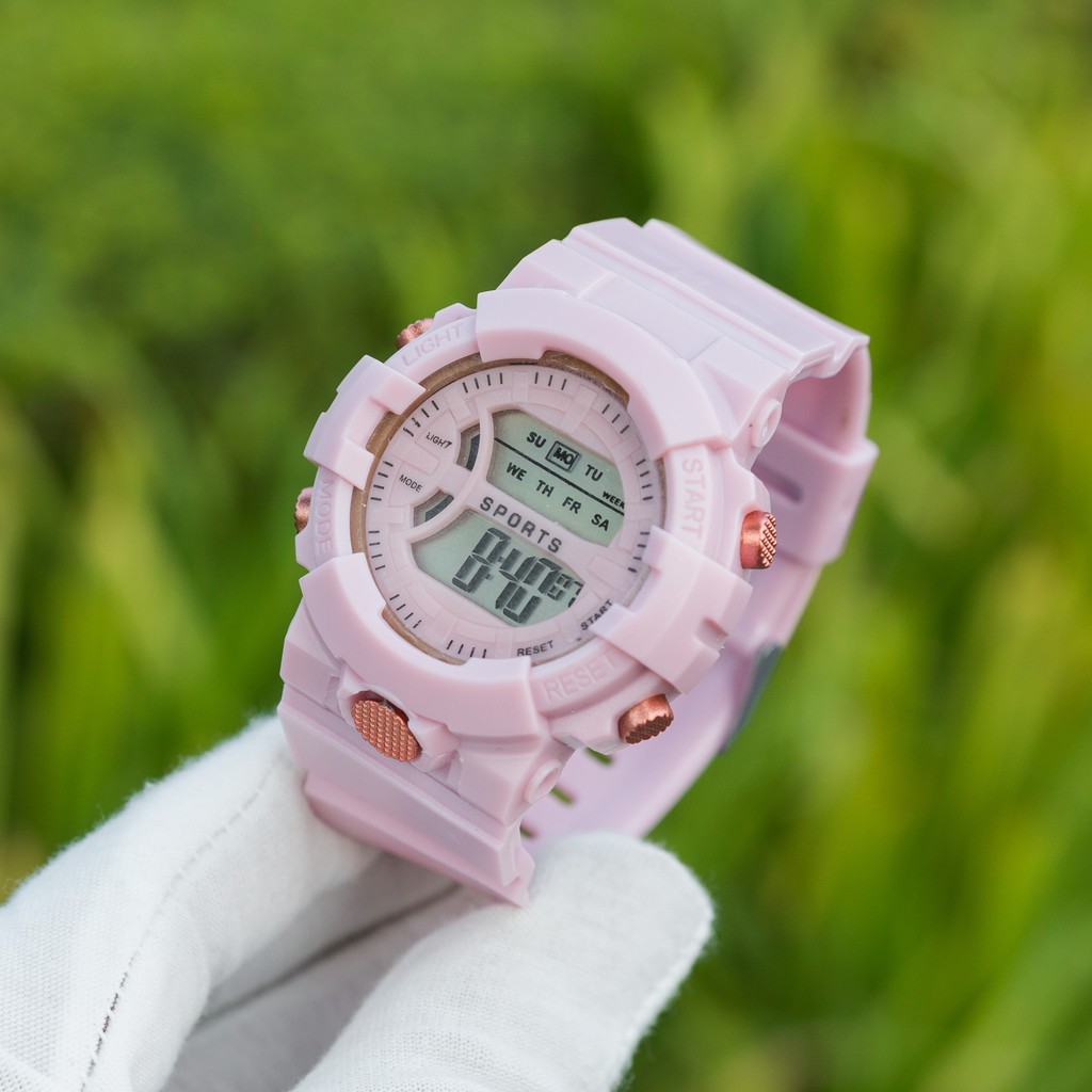 Đồng Hồ Nam Nữ Điện Tử Pagini Chống Xước Nhẹ Nhiều Màu WA02