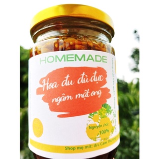 Hoa đu đủ đực ngâm mật ong