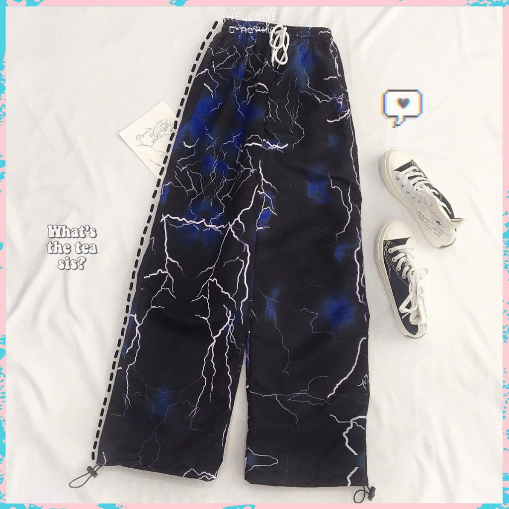 Quần Jogger Tiedye THUNDER PANTS Ulzzang Unizex (Ảnh Thật) - A88 [ẢNH THẬT]