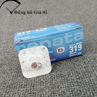 Viên pin đồng hồ Renata chính hãng Thụy Sĩ 527 SR527SW 319 vỉ 1 viên