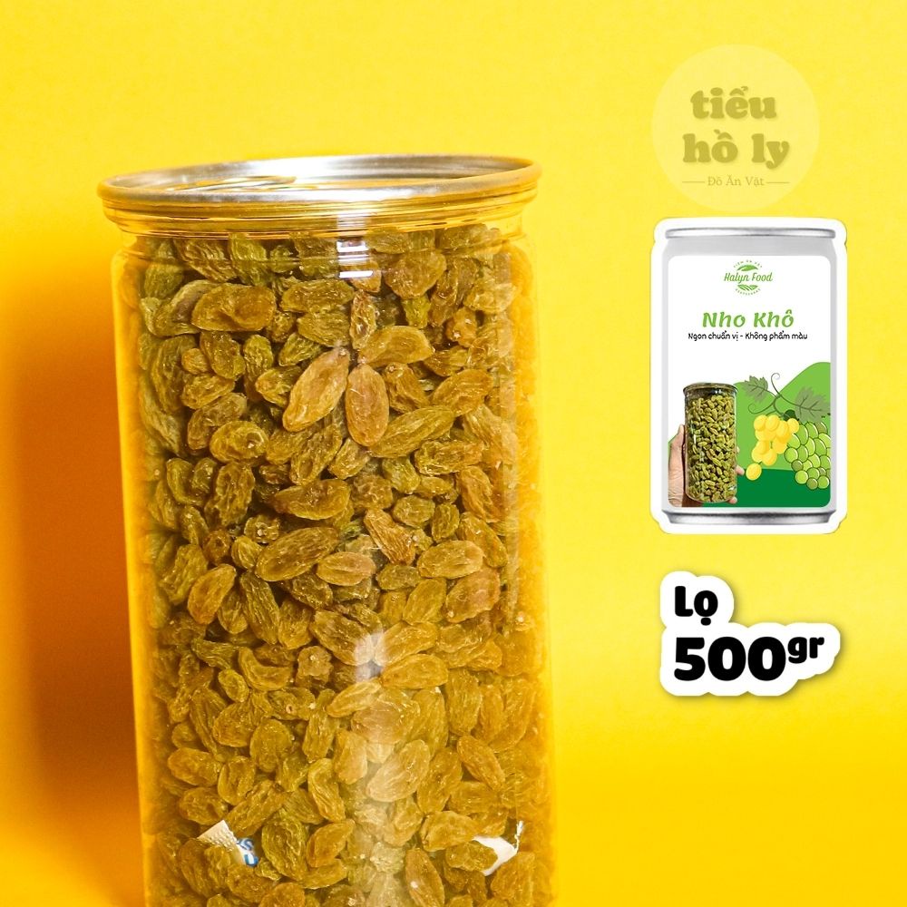 Nho Xanh khô -500gr- Thơm ngon bổ dưỡng, không phẩm màu, chuẩn vị