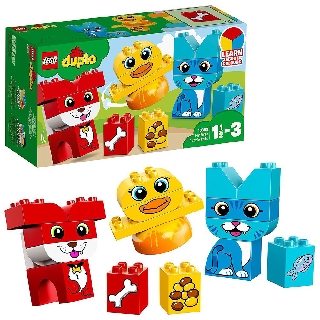 Đồ chơi bộ thú cưng đầu tiên của bé Lego Duplo - 10858 (18 chi tiết)
