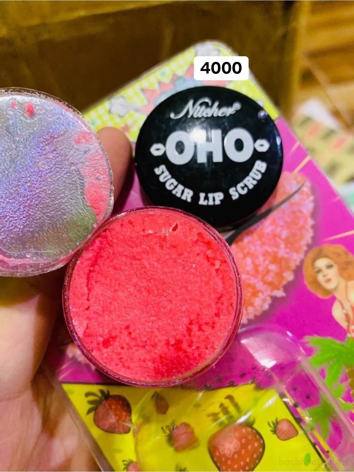 Tẩɏ tế bào chết môi Nitcher OHO Sugar Lip Scrub Thái Lan