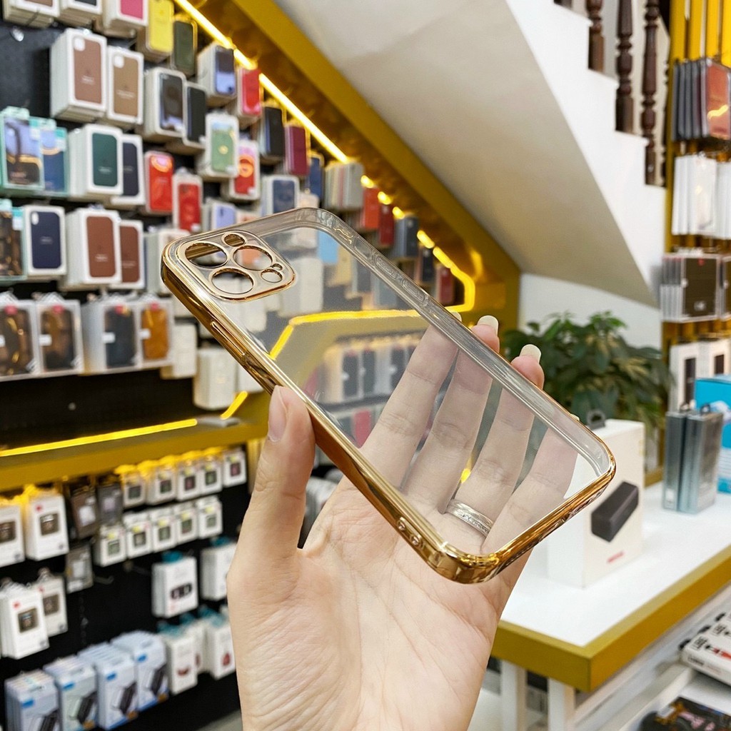 Ốp iphone 12 - Ốp Likgus dẻo bảo vệ camera mạ viền dành cho iphone 12 Mini / 12 Max / 12 Pro / 12 Promax