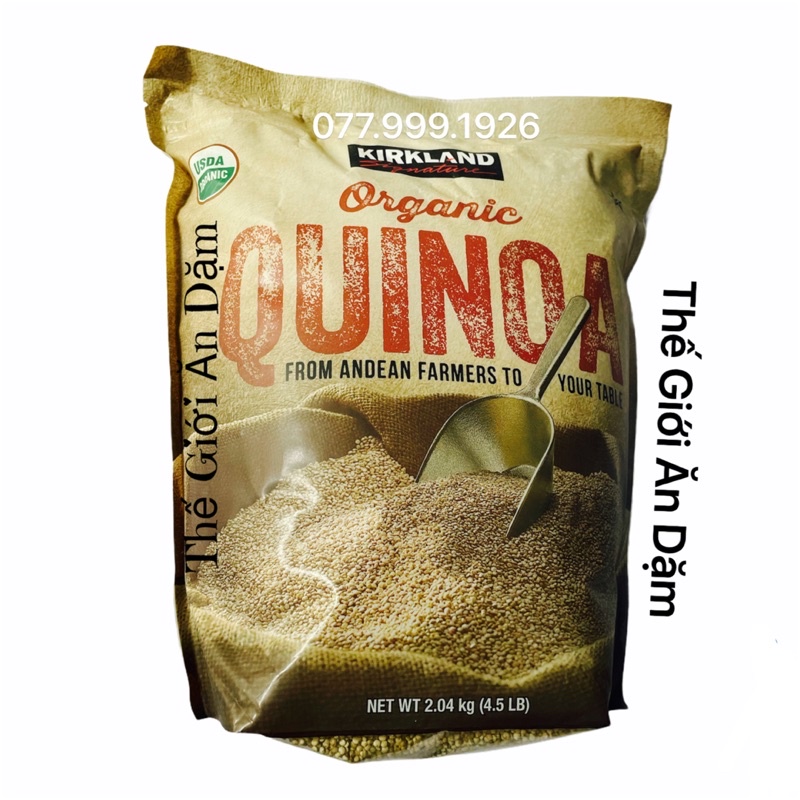 Hạt Diêm Mạch Quinoa Hữu Cơ Kirkland 2kg