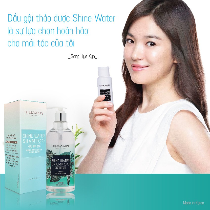 Dầu gội thảo dược Shine water 60ml,tiện mang đi du lịch, cho tóc suôn mượt, an toàn cho bà bầu | BigBuy360 - bigbuy360.vn