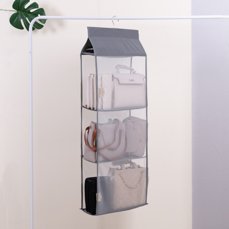 Combo 3 Túi treo túi xách chia tầng sử dụng vải Oxford, tối ưu không gian lưu trữ và tiết kiệm diện tích tủ đồ