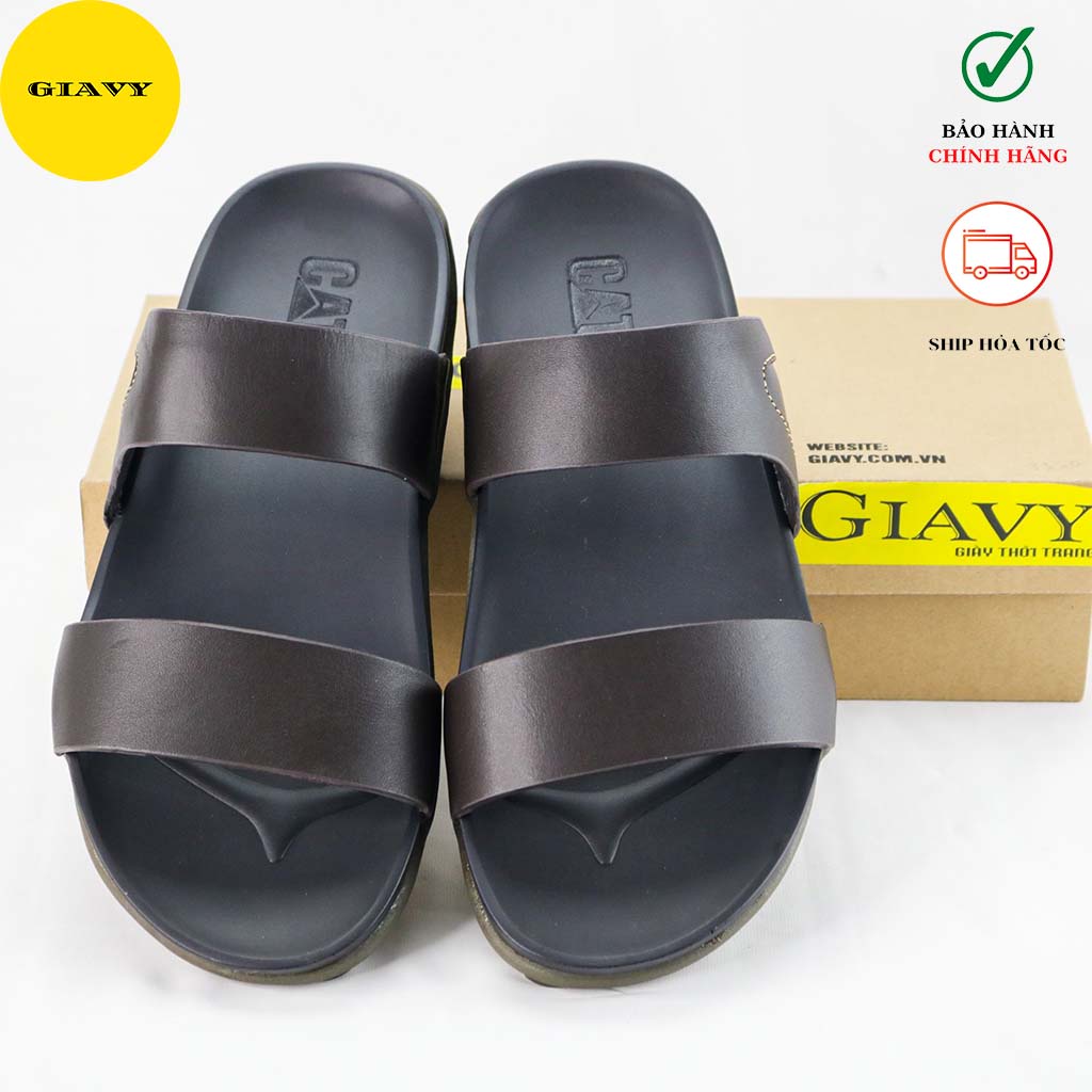 Dép nam quai da, đế doctor thời trang Z0022 - GIAVY