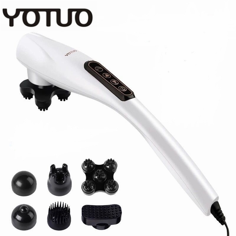 Máy Massage Cầm Tay RULAX Đa Năng Cao Cấp Mát Xa Chuyên Sâu Cho Cổ, Vai Gáy, Bụng, Lưng, Cánh tay