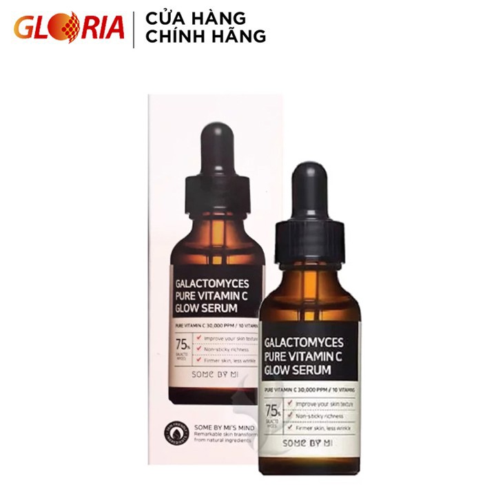 [Mã COSGLORIAT4 -8% đơn 250K] Tinh Chất Dưỡng Sáng Da Some By Mi Galactomyces Pure Vitamin Glow Serum 30ml