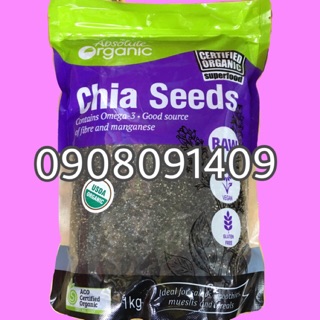 Hạt chia Úc gói 1kg Absolute Organic Mẫu Mã Mới