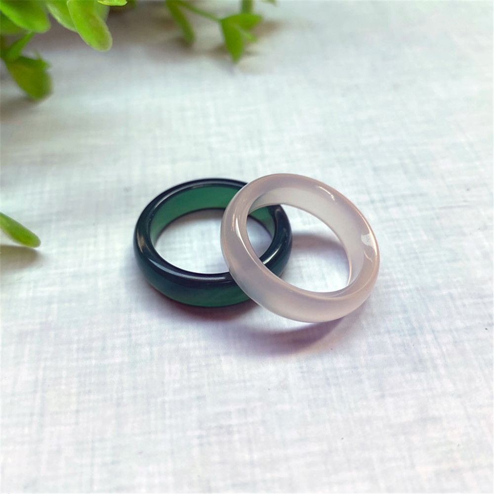 Nhẫn đeo tay đá mã não thời trang cho nam và nữ