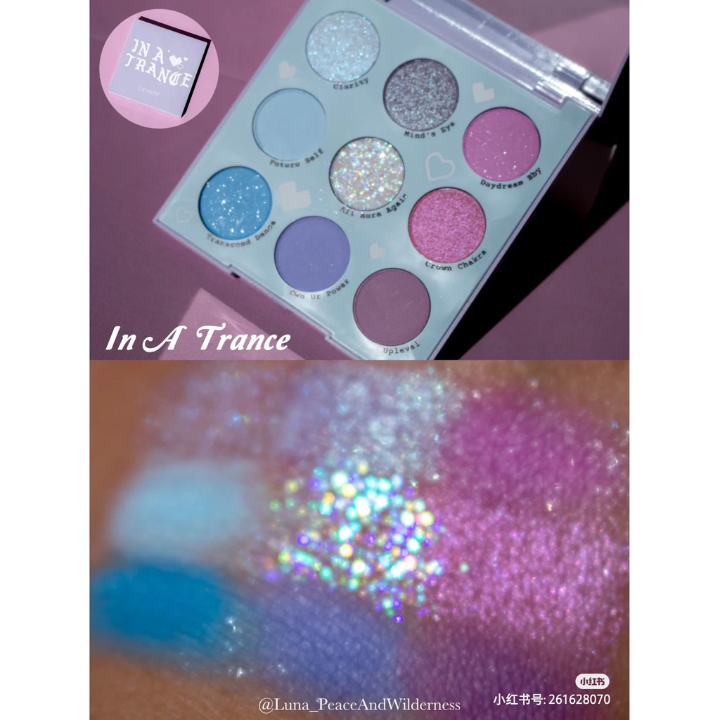 [CÓ SẴN-XEM LƯU Ý] Bảng phấn mắt Colourpop Aura &amp; Out/ In A Trance/ Miss Bliss [Colourpop Tie Dye Collection]