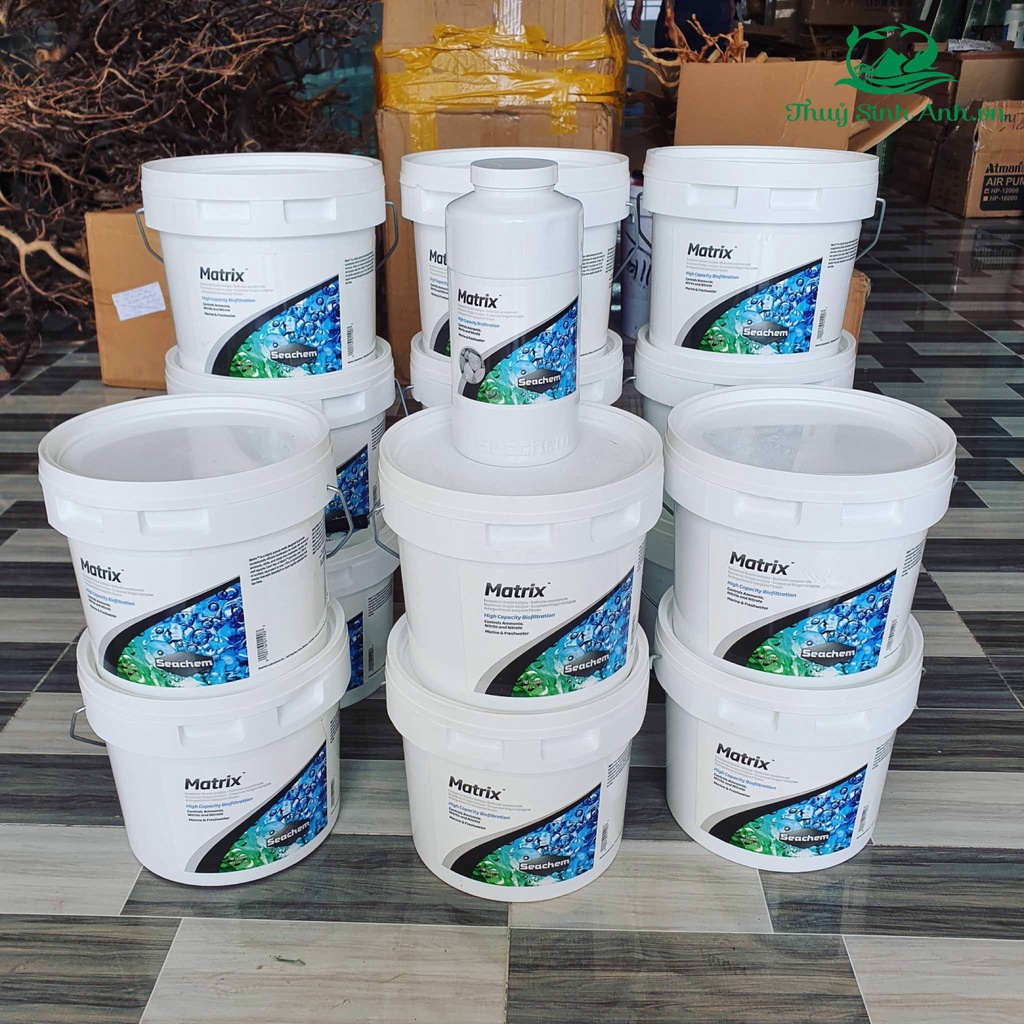 [TEM SICAVI] MATRIX SEACHEM XÔ CÓ TEM 4L hoặc 4 Lít CHIẾT - Vật liệu lọc cao cấp