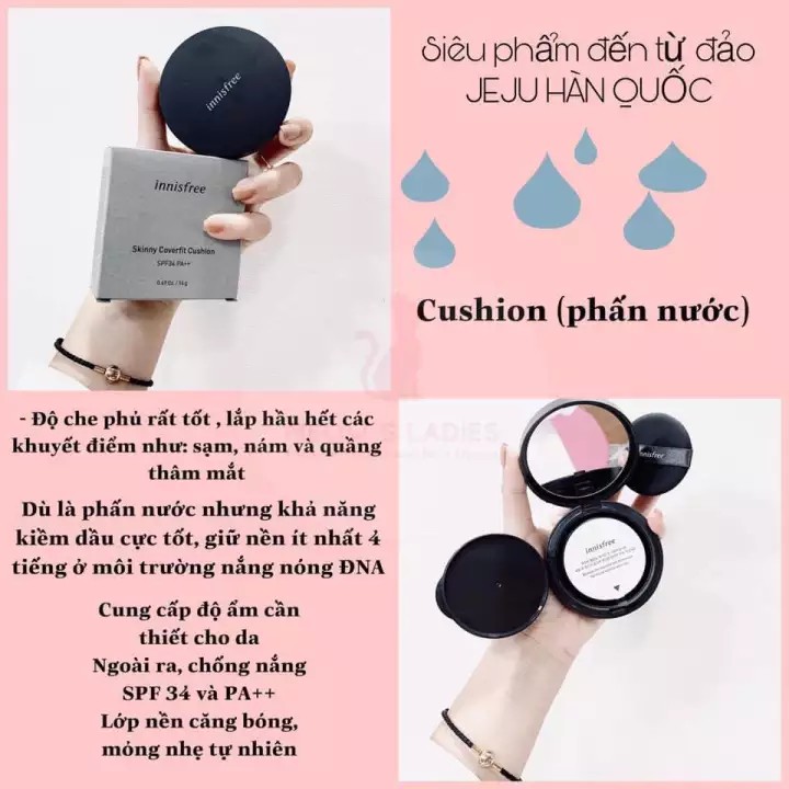 [DATE 07/08/2022] Phấn Nước Dưỡng Ẩm Water Fit Cushion SPF34 PA++