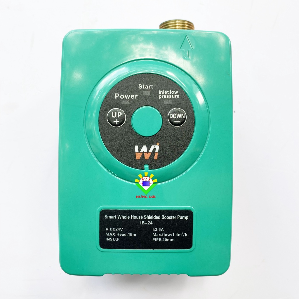 Máy bơm tăng áp mini 24v Winde IB-24 70w đẩy nước lạnh lên máy nước nóng Năng Lượng Mặt Trời