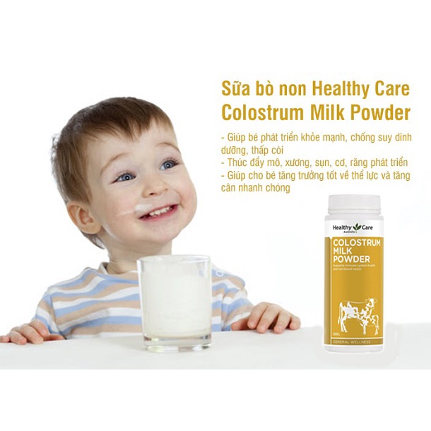 Sữa bò non Healthy Care Colostrum Milk Powder 300g