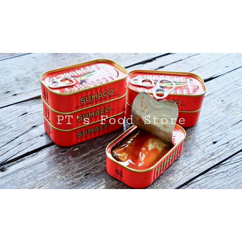 [Nhập khẩu] Cá Mòi 125gr Sốt Cà Chua đóng hộp Sumaco sardines Giàu CANXI bổ dưỡng, thơm ngon đậm đà