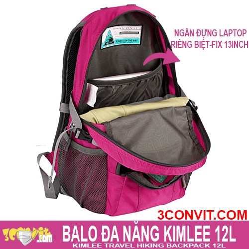 Balo đa năng laptop 13INCH Kimlee 12L