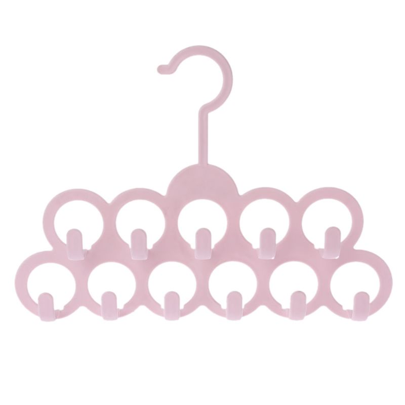 QQ Móc Treo Cà Vạt/Khăn Choàng 11 Lỗ Tiện Dụng