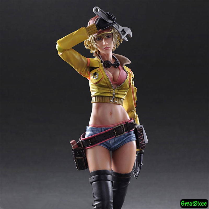 MÔ HÌNH NHÂN VẬT Cindy Aurum Mechanic FINAL FANTASY PAK FIGMA CỬ ĐỘNG ĐƯỢC 26cm