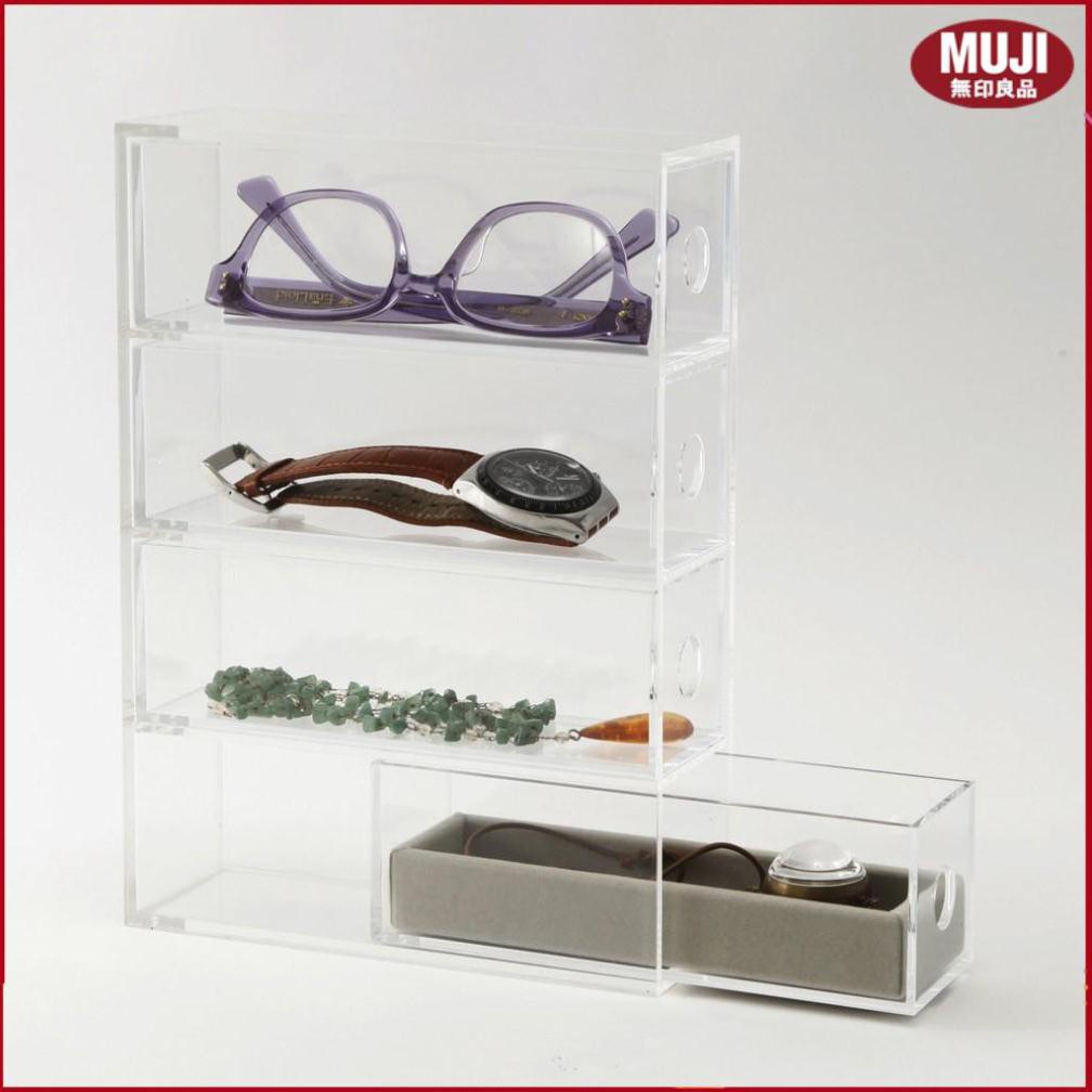 ❤Tủ mica có ngăn kéo đựng mắt kính, tủ nhiều tầng có ngăn kéo đựng đồ