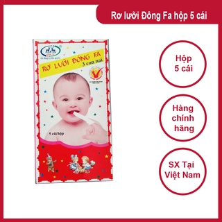 Rơ lưỡi, tưa lưỡi vệ sinh lưỡi cho bé Đông Fa 3 con nai