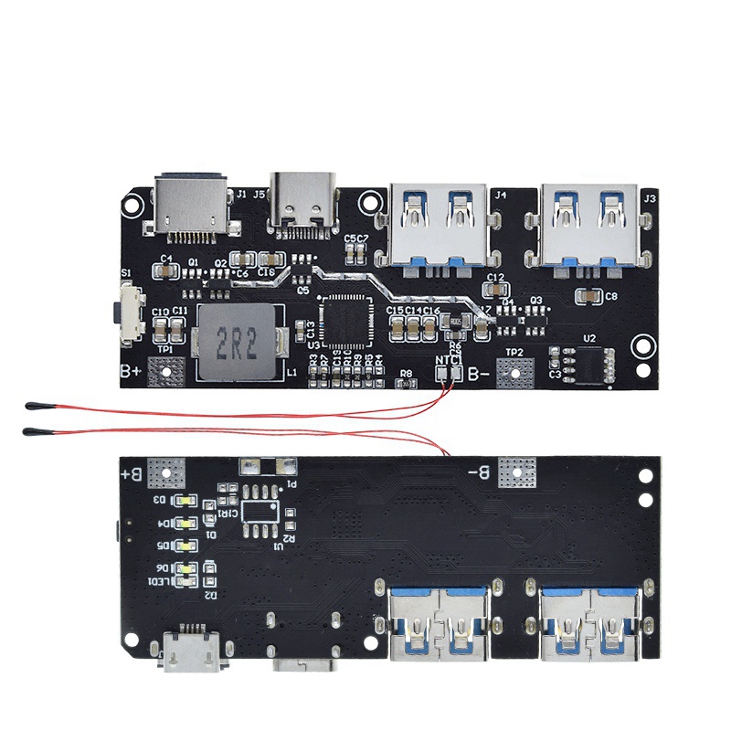 Mô Đun Sạc QC4.0 QC3.0 USB Kép 5V 4.5A 22.5W Micro / Type-C USB 18650 Chất Lượng Cao Sự Bảo Vệ