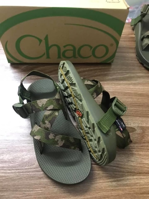 Dép Sandal Nam Chaco Rằn Ri Đế Thơm Mã D101