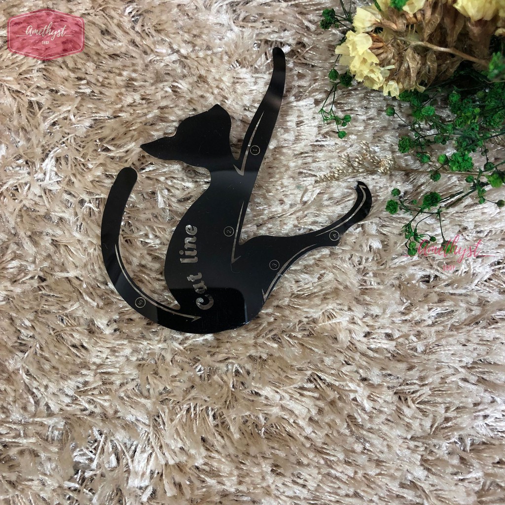 Set 2 Khuôn Kẻ Eyeliner, Tô Bầu Mắt Hình Mèo Cat Line | BigBuy360 - bigbuy360.vn