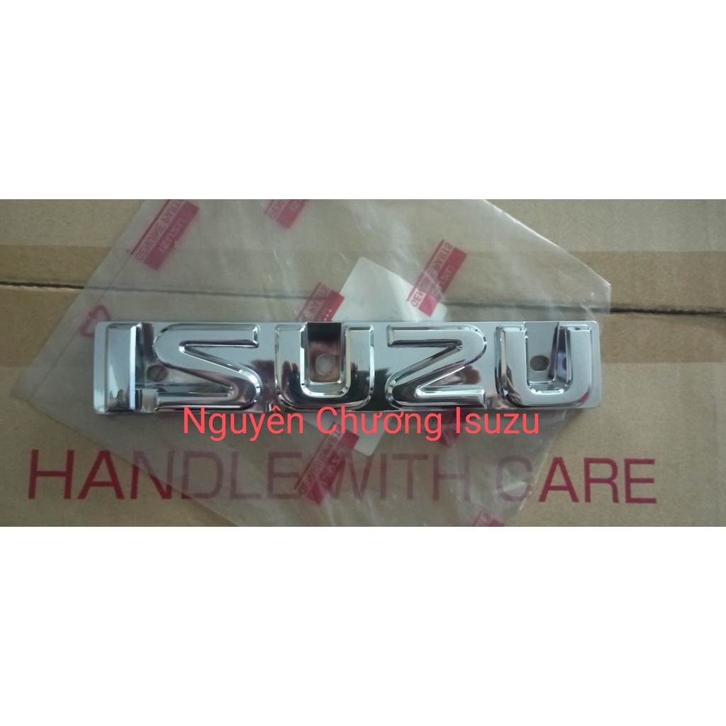 Chữ ISUZU mặt galang cho xe Isuzu Hilander hàng chính hãng