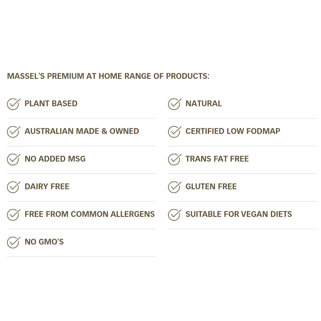 Hạt nêm Massel 100% không bột ngọt 168gr Vị Rau Củ - Massel Premium Stock Powder Vegetable
