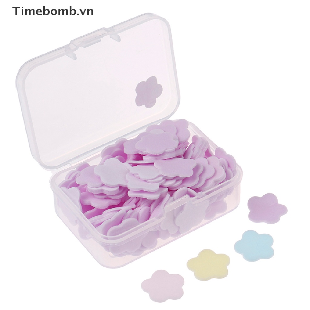 Set 100 Giấy Rửa Tay Tạo Bọt Tiện Lợi Khi Làm Sạch Tay