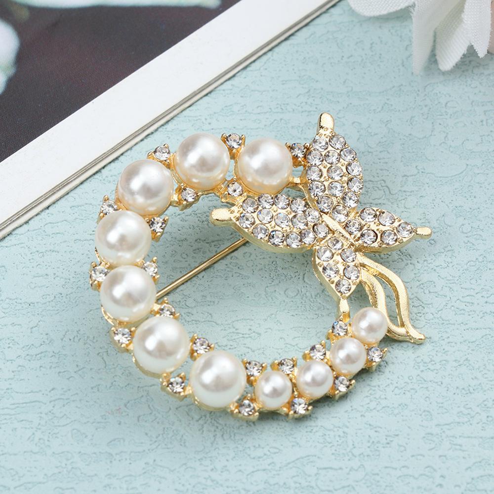 Trâm Cài Áo Đính Ngọc Trai Thanh Lịch Duyên Dáng