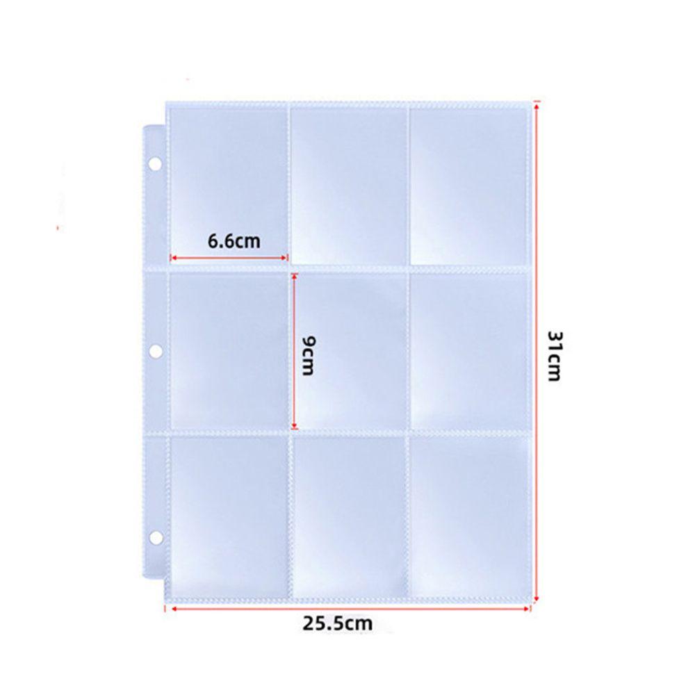 LANFY Star Card Cards Photo Albums Board Game Cards Holder Collect Album Book Card Sleeves Gaming Card Card Storage Wallets Binders Albums Big Capacity 20/40/60 Page Cards Collection Book