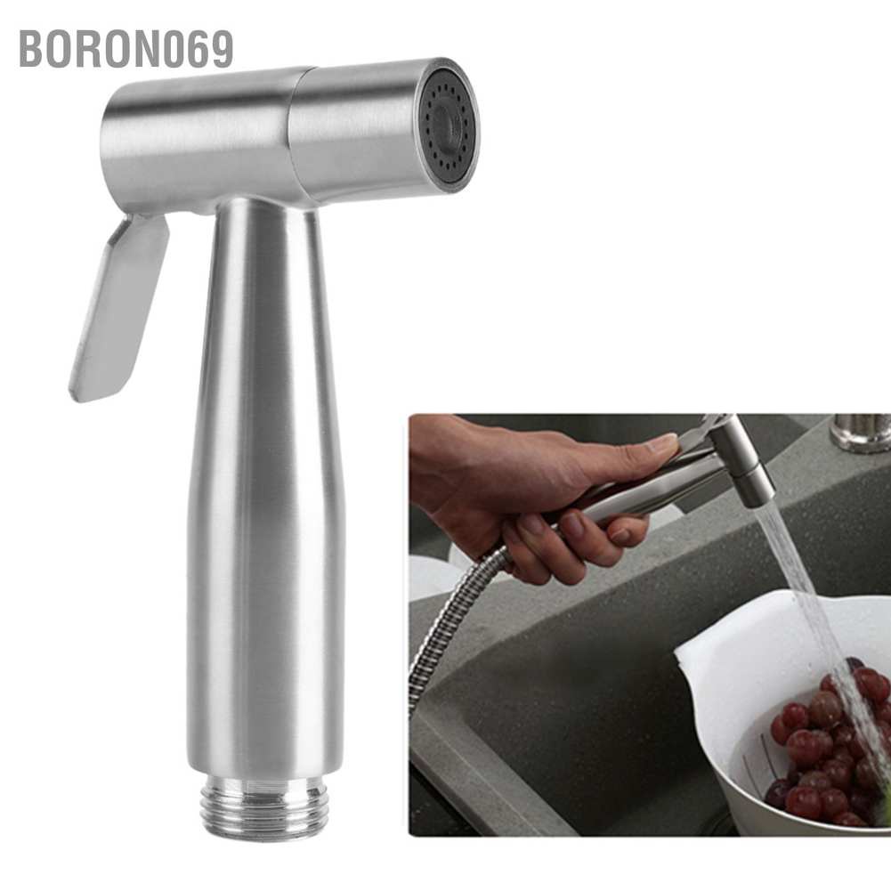 Đầu xịt nước cầm tay bằng thép không gỉ cho nhà vệ sinh