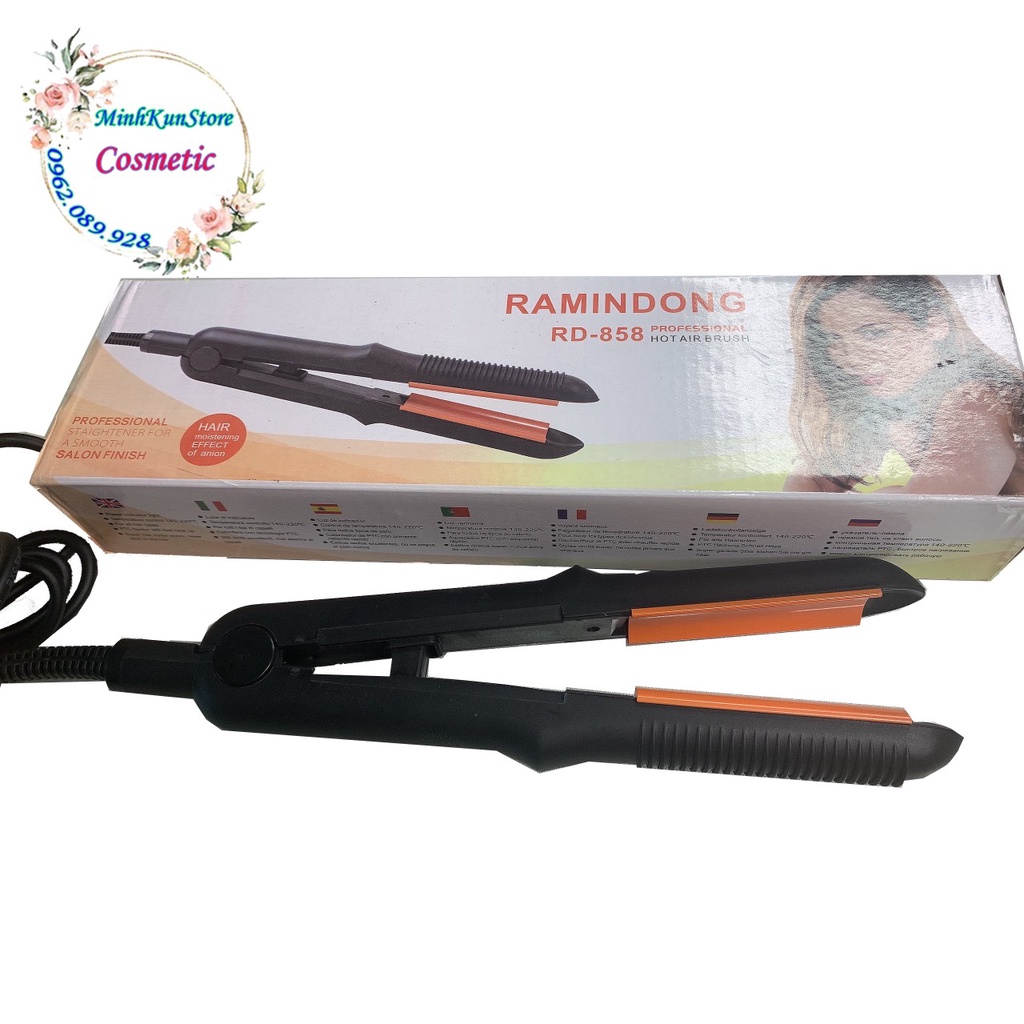 Máy là cụp vàng bản nhỏ điều chỉnh 5 mức độ chính hãng nóng siêu tốc