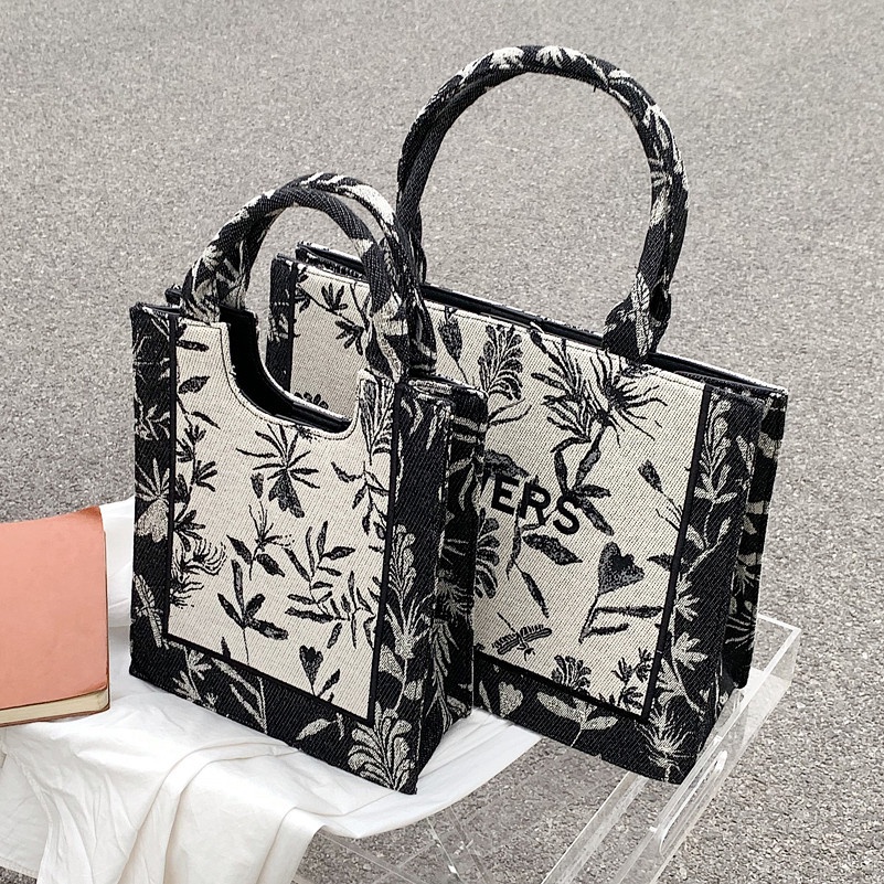 Túi đeo chéo JASMIN NOIR vải canvas thiết kế đơn giản thời trang cho nữ