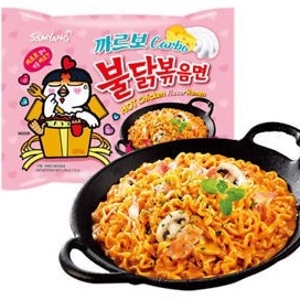 LỐC 5 GÓI MÌ CAY SAMYANG CARBO HỒNG GÓI 130G