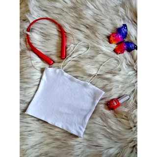 Áo thun nữ-áo croptop 2 dây thiết kế đơn giản chất thun gân cotton 100% 4c co giãn siêu mềm mịn giá cực rẻ