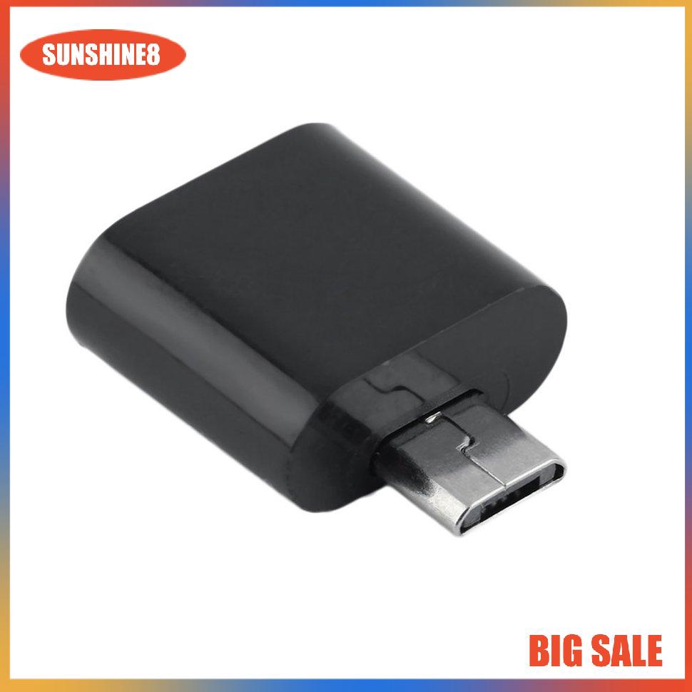 Đầu chuyển đổi OTG từ Micro USB đầu cắm sang USB A lỗ cắm nhỏ gọn tiện lợi | BigBuy360 - bigbuy360.vn