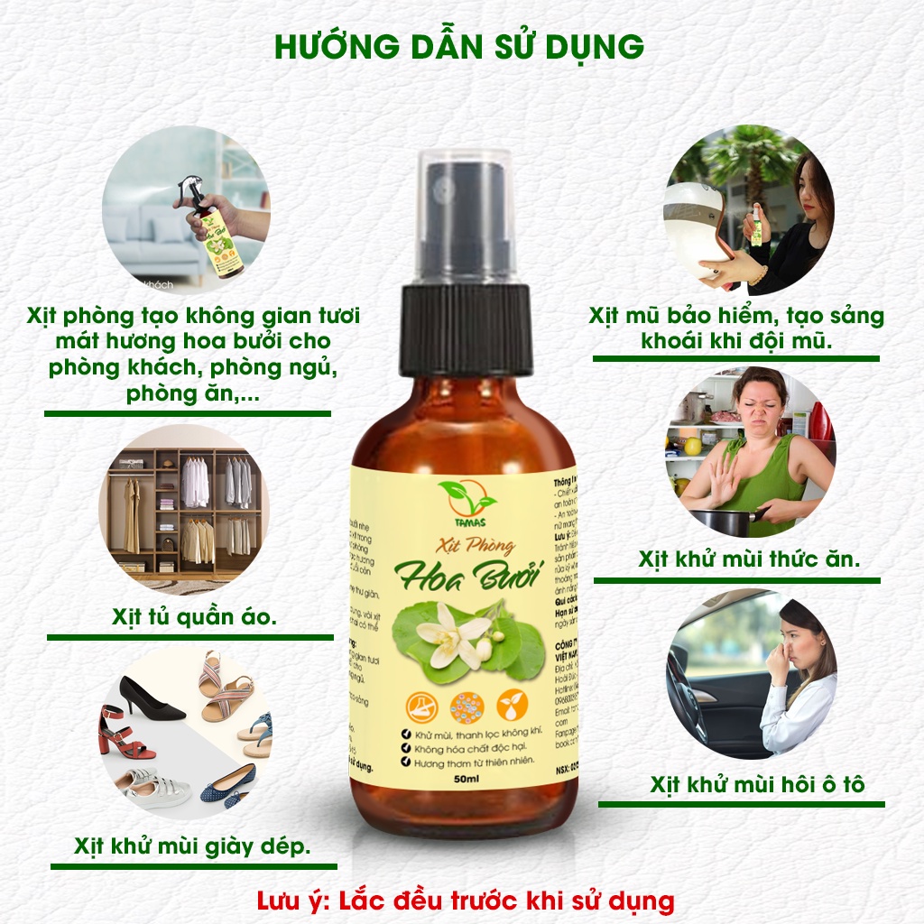 COMBO 5 CHAI MIX MÙI- Xịt phòng TAMAS hương tinh dầu, làm thơm phòng,giúp thư giãn, giảm stress, đuổi muỗi và côn trùng