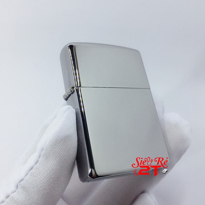 Vỏ Zippo 250 High Polish Chrome - Chrome Bóng
