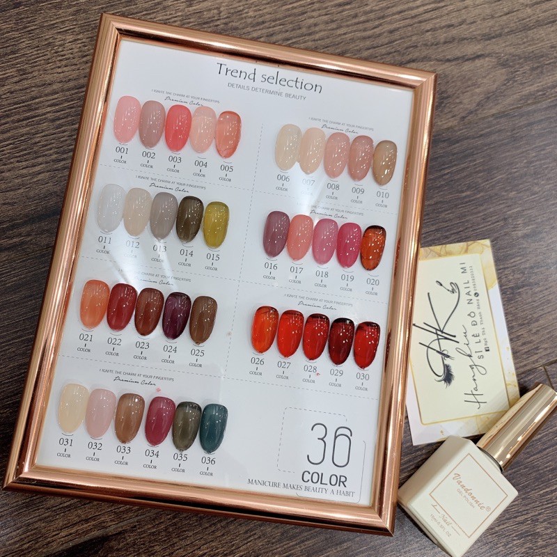 SET THẠCH 36 MÀU KÈM BẢNG