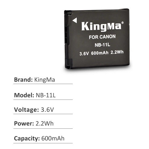 Pin Wasabi Kingma NB-11L