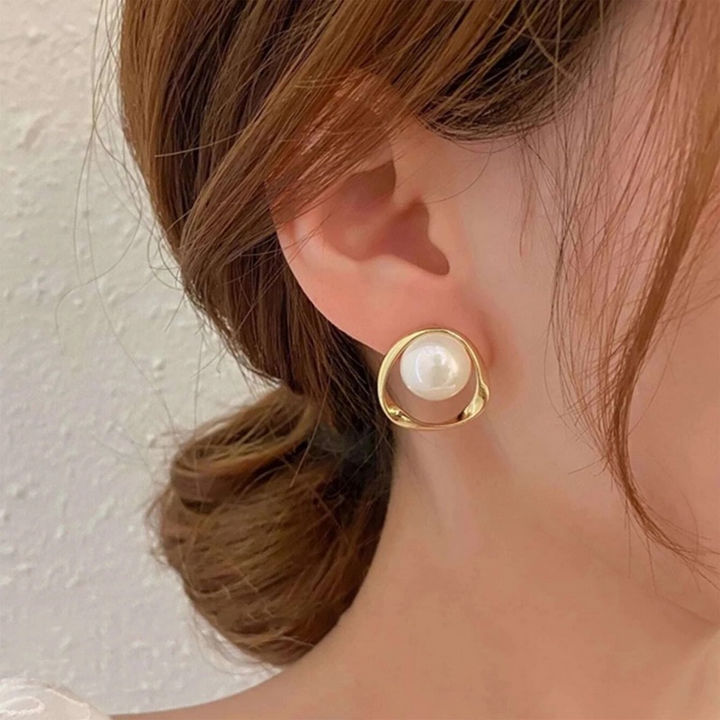 Khuyên Tai Dạng Kẹp Đính Ngọc Trai Không Cần Xỏ 5 Kiểu Dáng Thanh Lịch Thời Trang Phong Cách Hàn Quốc Cho Nữ