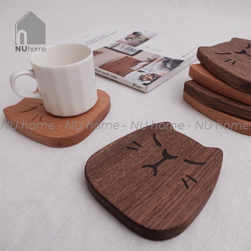 Đế lót hình hình con vật - Dosu | nuhome.vn | được thiết kế đơn giản đẹp mắt bằng chất liệu gỗ cao cấp