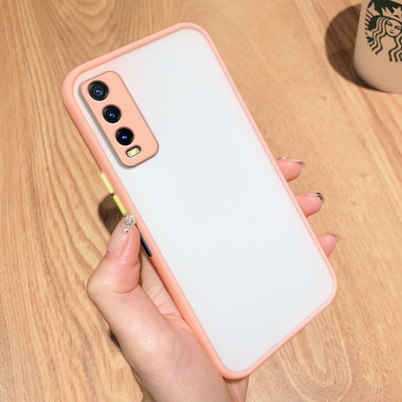 Ốp lưng Vivo Y12S Y12A Y20 Y20S Y20i Y11S case Vỏ điện thoại vỏ cứng mờ chống va đập